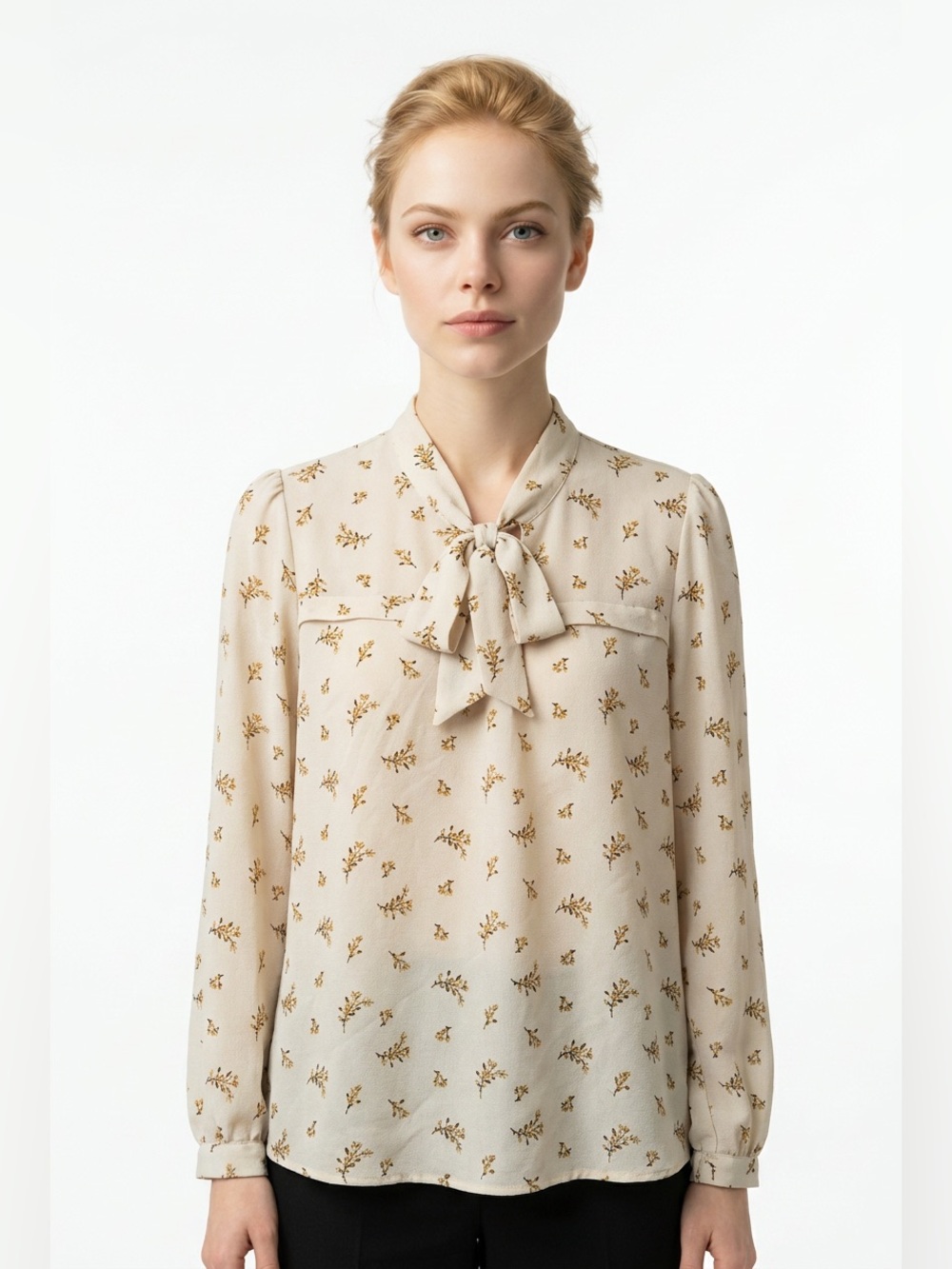 Monteau necktie blouse